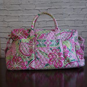Vera Bradley Petal Pink Weekender Travel Bag
